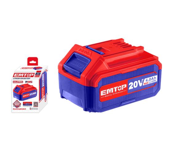 Bateria para herramientas Emtop li-ION 20V/4.0 Ah