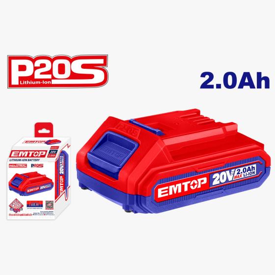 Bateria para herramientas Emtop  li-ION 20V/2.0 Ah